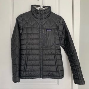 Womens small Patagonia Rodalie Forge Gray Quilted Jacket 27690 Excellent